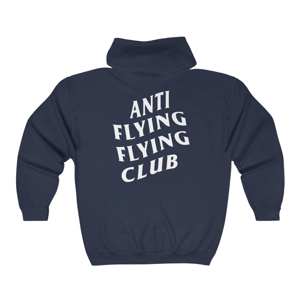 Anti Flying Zip Hooded Sweatshirt