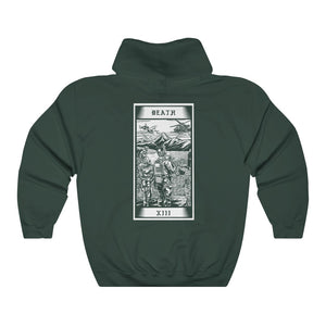 Death Tarot Card Pullover Hooide